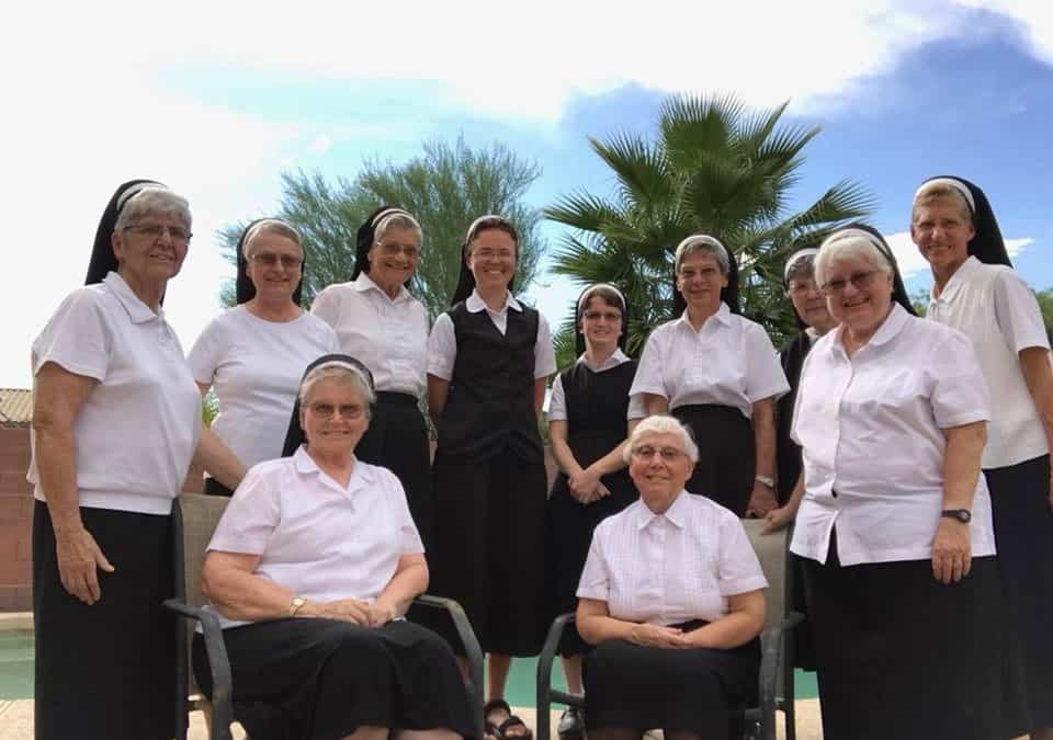 Franciscan Sisters Thank God for Summer Barbecue