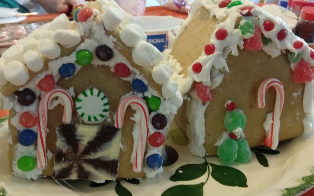 Franciscan Sisters Craft Gingerbread Houses
