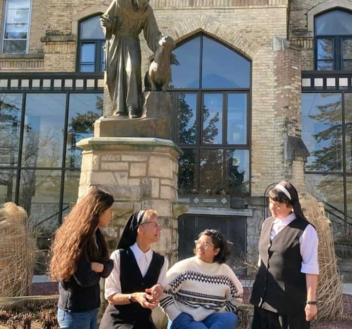 Franciscan Sister’s San Miguel High School Students Visit Motherhouse