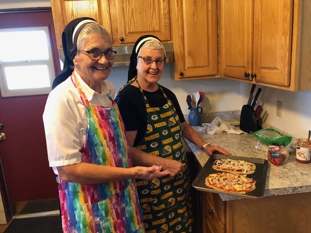 Franciscan Sisters’ Pizza Party